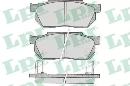 Комплект тормозных колодок LPR 05P322