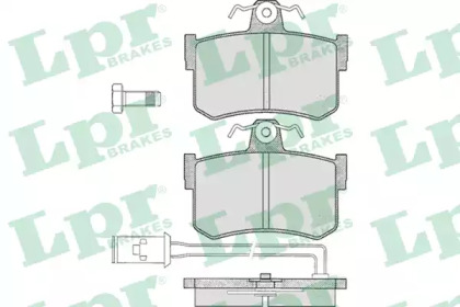 Комплект тормозных колодок LPR 05P341