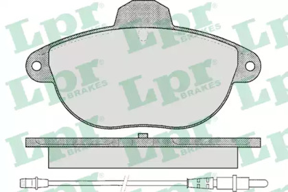 Комплект тормозных колодок LPR 05P345