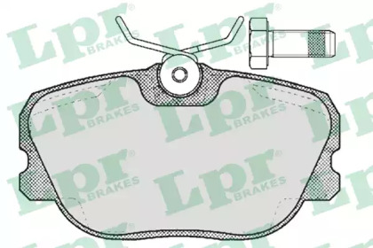 Комплект тормозных колодок LPR 05P356