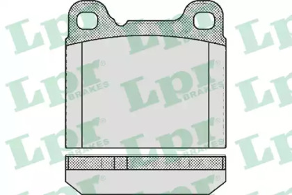 Комплект тормозных колодок LPR 05P362