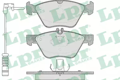 Комплект тормозных колодок LPR 05P406A