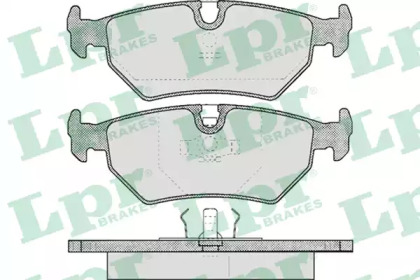 Комплект тормозных колодок LPR 05P418