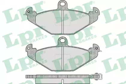 Комплект тормозных колодок LPR 05P427