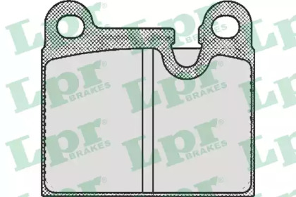 Комплект тормозных колодок LPR 05P432