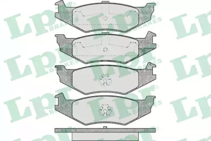 Комплект тормозных колодок LPR 05P456