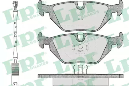 Комплект тормозных колодок LPR 05P463A