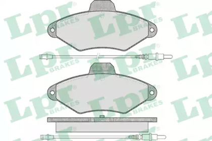 Комплект тормозных колодок LPR 05P487