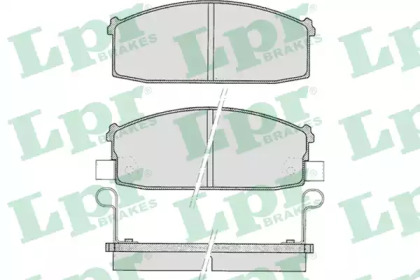 Комплект тормозных колодок LPR 05P527