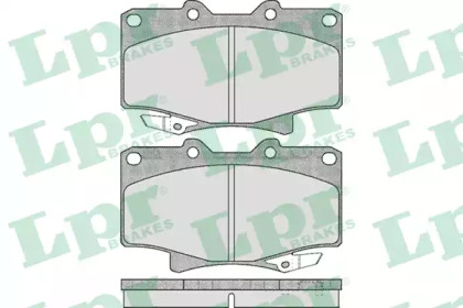 Комплект тормозных колодок LPR 05P537
