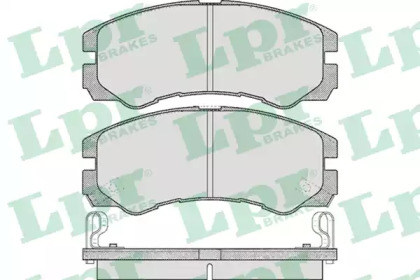 Комплект тормозных колодок LPR 05P565