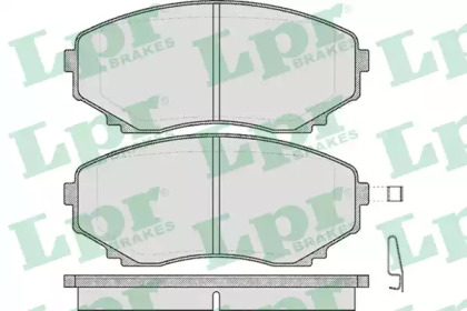 Комплект тормозных колодок LPR 05P570