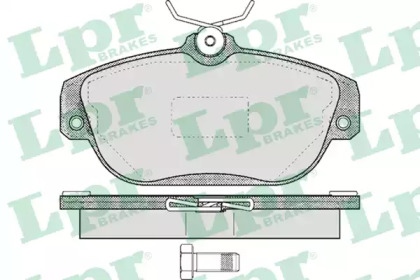 Комплект тормозных колодок LPR 05P601