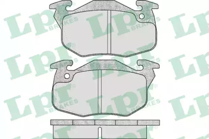 Комплект тормозных колодок LPR 05P642