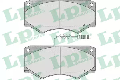 Комплект тормозных колодок LPR 05P660