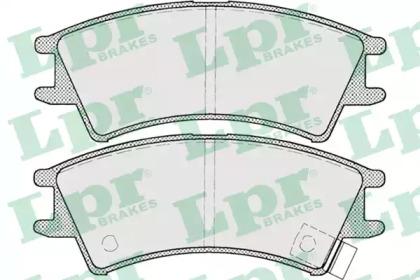 Комплект тормозных колодок LPR 05P695