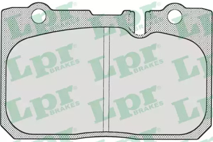 Комплект тормозных колодок LPR 05P702