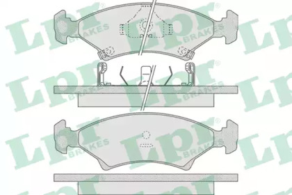 Комплект тормозных колодок LPR 05P737