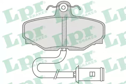Комплект тормозных колодок LPR 05P741