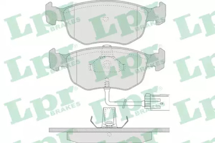 Комплект тормозных колодок LPR 05P745