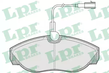 Комплект тормозных колодок LPR 05P773