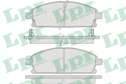 Комплект тормозных колодок LPR 05P846