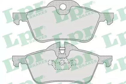 Комплект тормозных колодок LPR 05P851