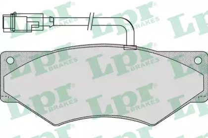 Комплект тормозных колодок LPR 05P880