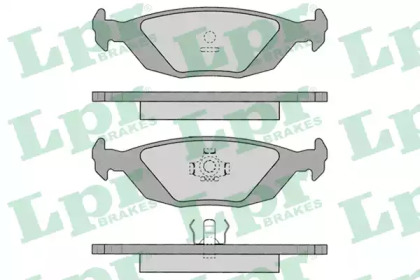 Комплект тормозных колодок, дисковый тормоз LPR 05P887