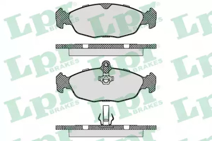 Комплект тормозных колодок LPR 05P895