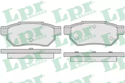 Комплект тормозных колодок LPR 05P928