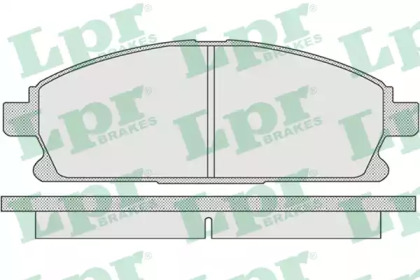 Комплект тормозных колодок LPR 05P935