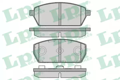 Комплект тормозных колодок LPR 05P936