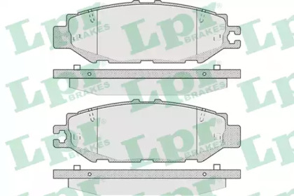 Комплект тормозных колодок LPR 05P939