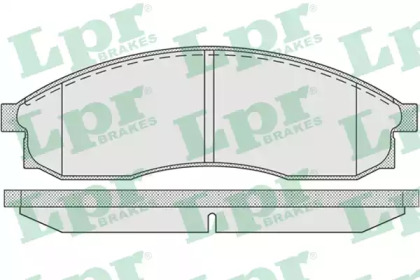 Комплект тормозных колодок LPR 05P942
