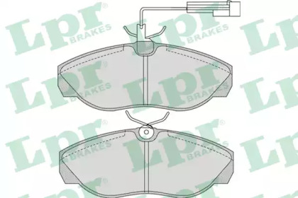 Комплект тормозных колодок LPR 05P965