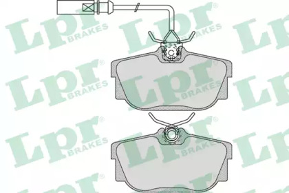 Комплект тормозных колодок LPR 05P974