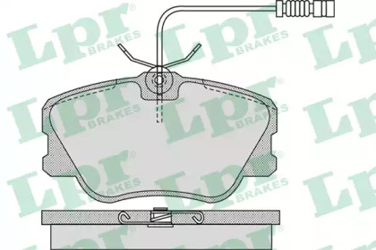 Комплект тормозных колодок LPR 05P986