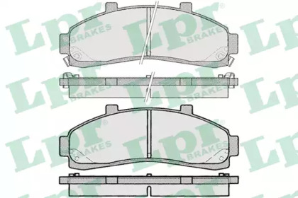 Комплект тормозных колодок LPR 05P989