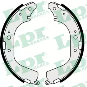 Комлект тормозных накладок LPR 07780