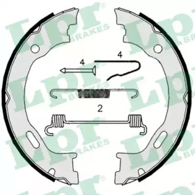 Комлект тормозных накладок LPR 08719