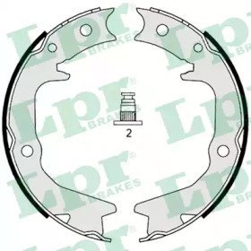 Комлект тормозных накладок LPR 08920
