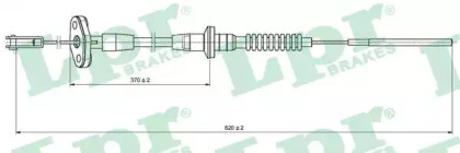 Трос LPR C0001C