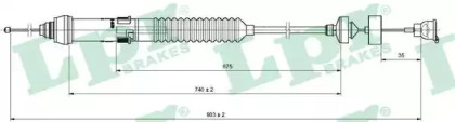 Трос LPR C0018C