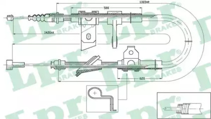 Трос LPR C0021B