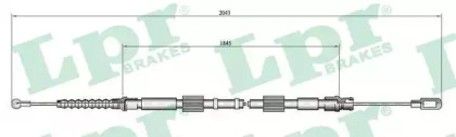 Трос LPR C0049B