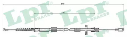 Трос LPR C0050B