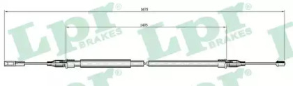 Трос LPR C0059B
