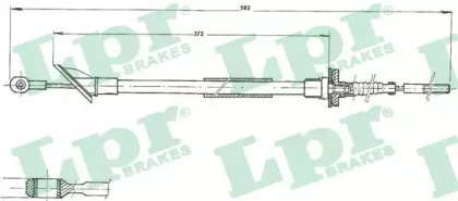 Трос LPR C0067C