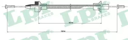Трос, управление сцеплением LPR C0079C